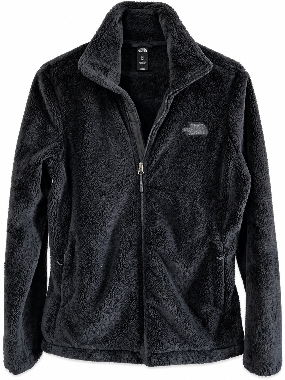 The North Face Osito Fleece Jacket Women’s M Black Full Zip Plush